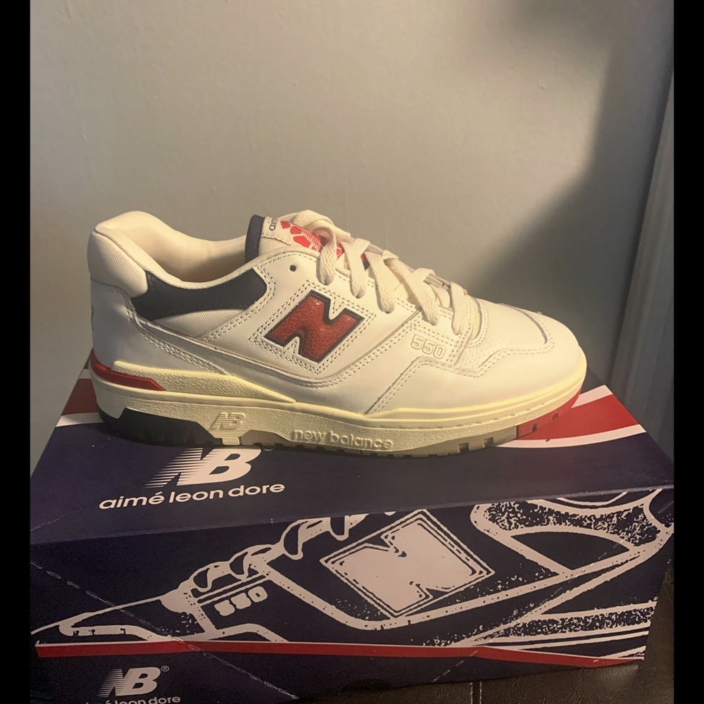 Aime Leon Dore x New Balance 550 Red/Navy